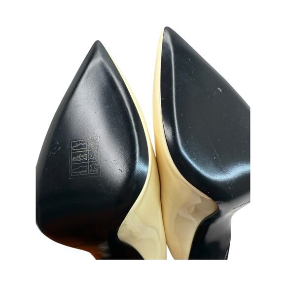 Saint Laurent Teddy 105 Patent Leather Stiletto Heel Pumps Shoes Size 39 - Picture 13 of 16